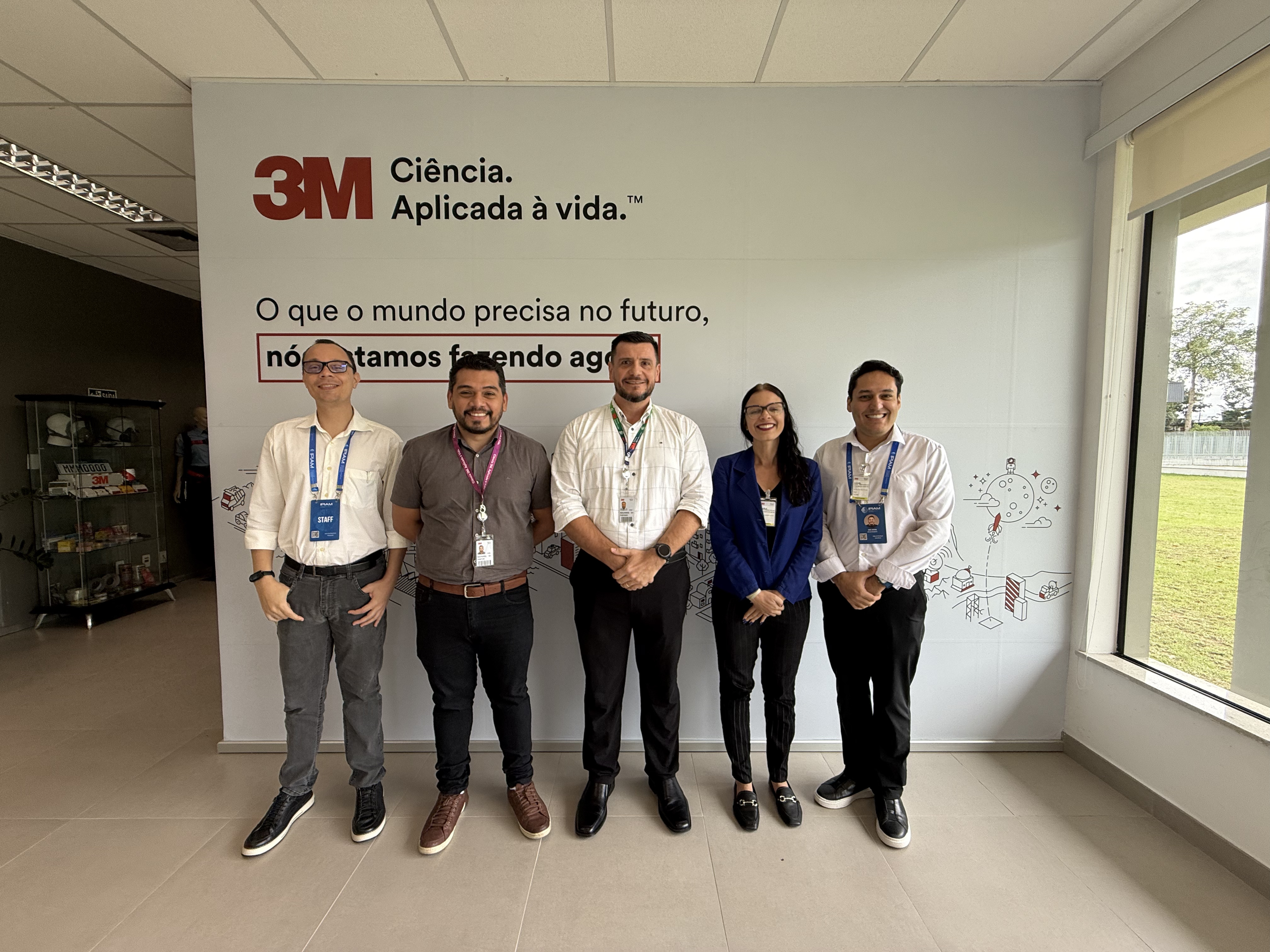 IPIAM realiza visita institucional à 3M e fortalece conexões estratégicas para a inovação na Amazônia